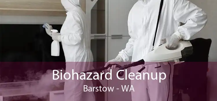 Biohazard Cleanup Barstow - WA