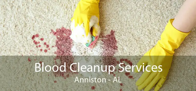 Blood Cleanup Services Anniston - AL