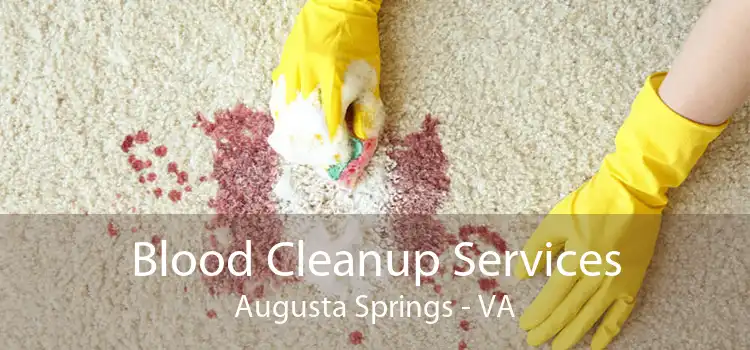 Blood Cleanup Services Augusta Springs - VA