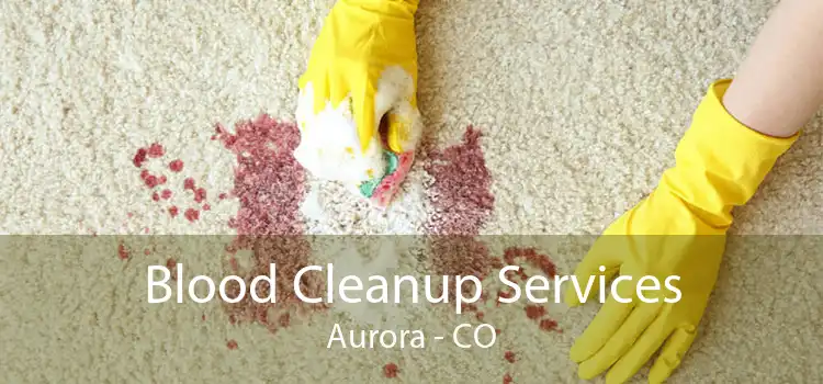 Blood Cleanup Services Aurora - CO