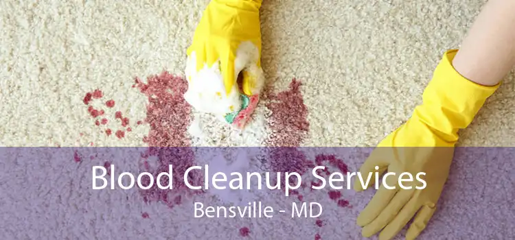 Blood Cleanup Services Bensville - MD