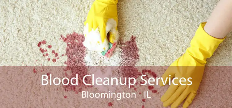 Blood Cleanup Services Bloomington - IL