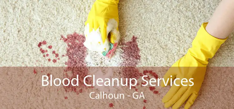 Blood Cleanup Services Calhoun - GA