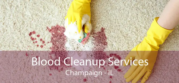 Blood Cleanup Services Champaign - IL