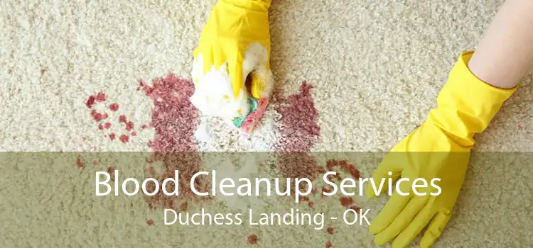 Blood Cleanup Services Duchess Landing - OK