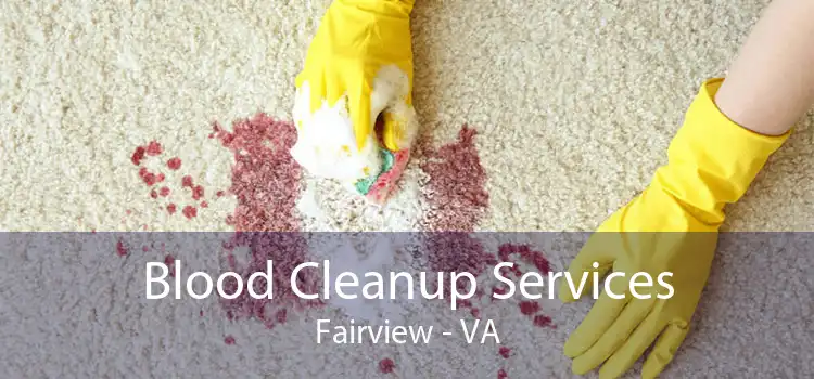 Blood Cleanup Services Fairview - VA