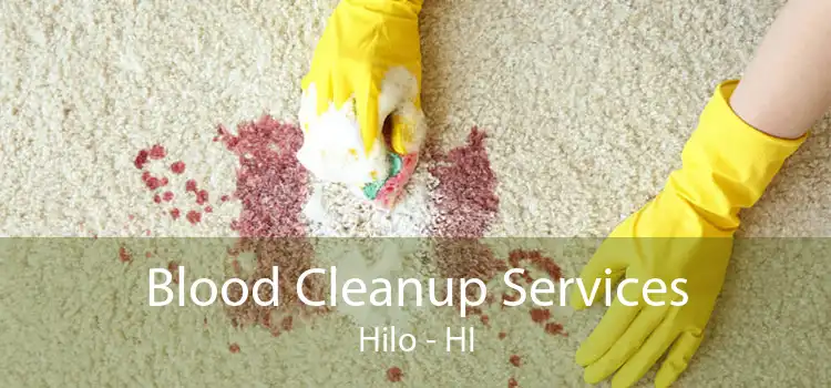 Blood Cleanup Services Hilo - HI