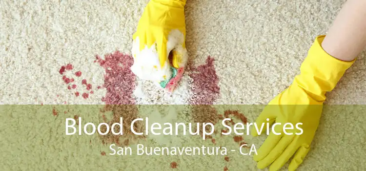 Blood Cleanup Services San Buenaventura - CA