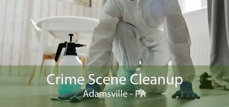 Crime Scene Cleanup Adamsville - PA