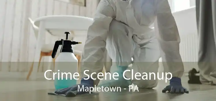 Crime Scene Cleanup Mapletown - PA