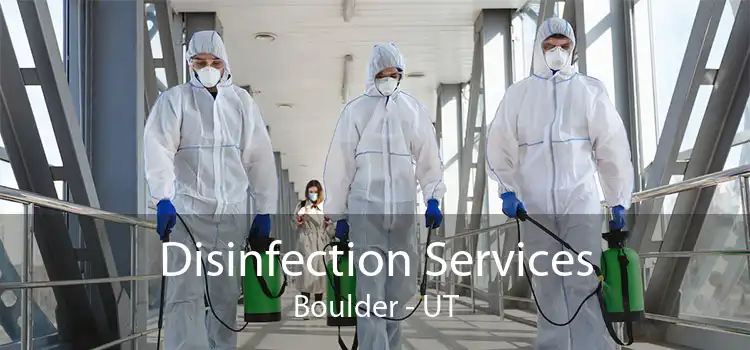 Disinfection Services Boulder - UT