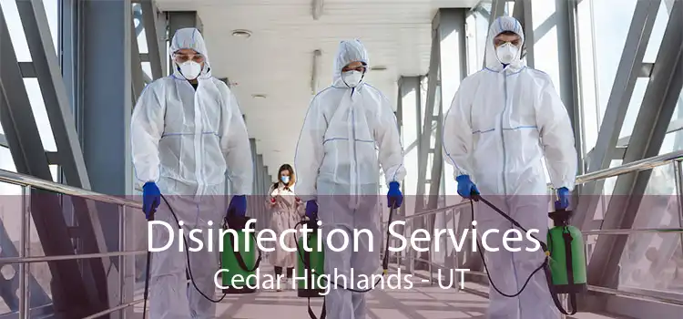 Disinfection Services Cedar Highlands - UT
