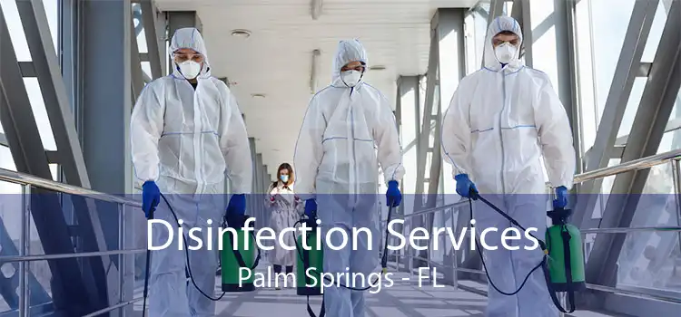 Disinfection Services Palm Springs - FL