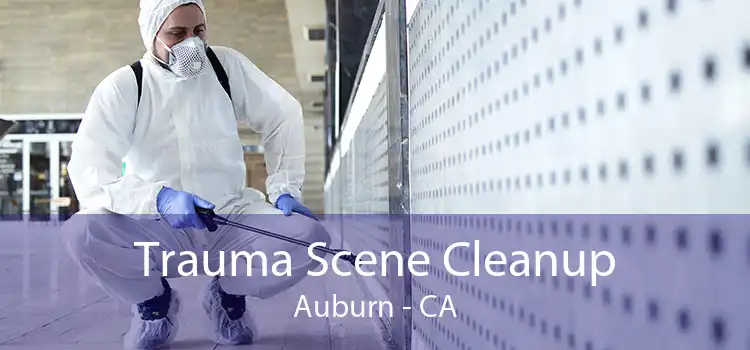 Trauma Scene Cleanup Auburn - CA