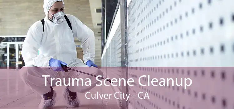Trauma Scene Cleanup Culver City - CA