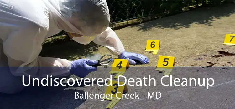 Undiscovered Death Cleanup Ballenger Creek - MD