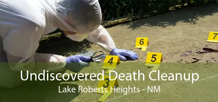 Undiscovered Death Cleanup Lake Roberts Heights - NM