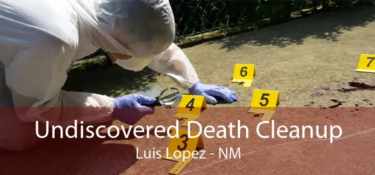 Undiscovered Death Cleanup Luis Lopez - NM