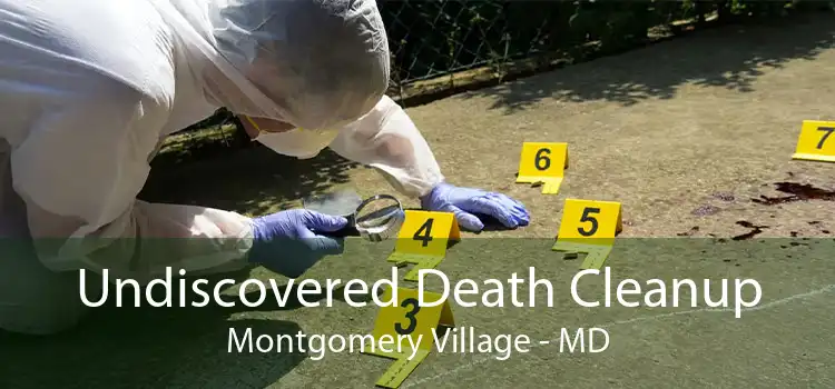 Undiscovered Death Cleanup Montgomery Village - MD