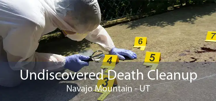 Undiscovered Death Cleanup Navajo Mountain - UT
