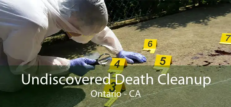 Undiscovered Death Cleanup Ontario - CA