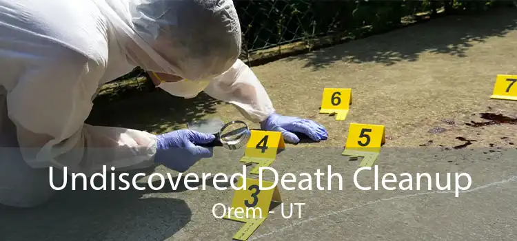 Undiscovered Death Cleanup Orem - UT