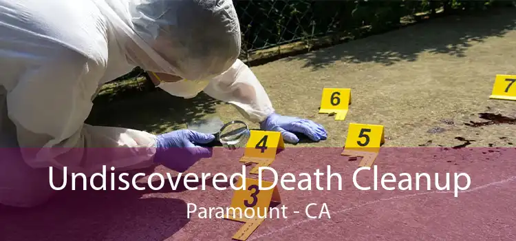 Undiscovered Death Cleanup Paramount - CA